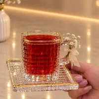 استکان و نعلبکی کریستال وارداتی ترند.حتمااسلایدبزن