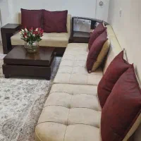 مبلمان ال راحتی ۸ نفره|مبلمان خانگی و میز عسلی|تهران, جابری|دیوار