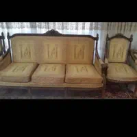 مبل 9 نفره کاجی|مبلمان خانگی و میز عسلی|تیران, |دیوار