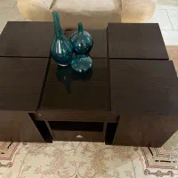 میز جلو مبلی به همراه چهار عدد عسلی|مبلمان خانگی و میز عسلی|قائم‌شهر, |دیوار