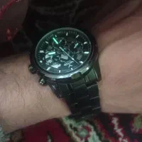 ساعت ویکتور اصل سه موتوره شب رنگ