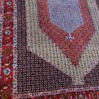 فرش دستبافت ۶ متری طرح ماهی سنندج