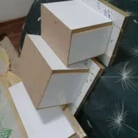 سه عددباکس ام دی اف سالم وسنگین|کتابخانه، شلف، قفسه‌های دیواری|کرمانشاه, |دیوار