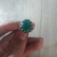 انگشتر عقیق سبز