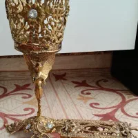 سطل وجا دستمالی برنز