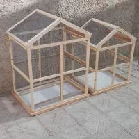 قفس چوبی برای عروس هلندی مرغ عشق قناری فنچ|لوازم جانبی حیوانات|بیرجند, |دیوار