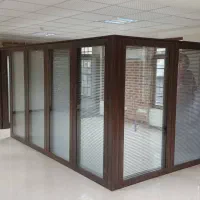 پارتیشن اداری MDF و شیشه‌ای + نصب و جابجایی فوری