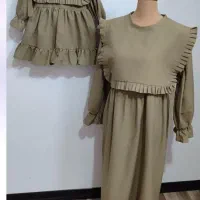 ست مادر دختر سبز صدری