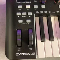 میدی کیبورد کنترلر m-audio oxygen 25 mkv|پیانو، کیبورد، آکاردئون|تهران, ونک|دیوار