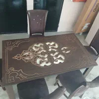 میز ناهارخوری چوپ راش اصل گرجستان|میز و صندلی غذاخوری|نور, |دیوار