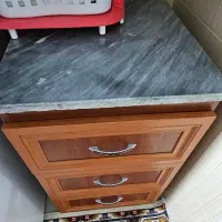 کابینت ام دی اف سالم، در حد نو ، همراه سنگ سماور|جاکفشی، کمد، دراور|سنندج, |دیوار