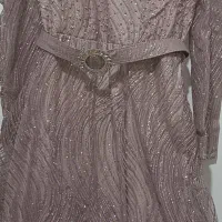 لباس مجلسی در دورنگ مختلف شاین دار