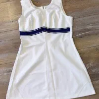 پیراهن تنیس انگلیسی سایز ۳۸-۴۰ با نوار نارنجی -سبز|لباس|تهران, فرمانیه|دیوار