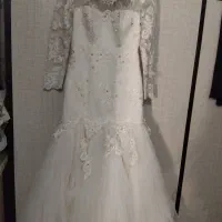 لباس عروس جنس پارچه خوب یکبار استفاده شده|لباس|آبادان, |دیوار