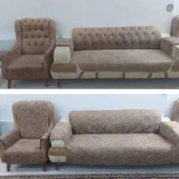 فروش 1 سری کاور مبل مطلسه(سه لایه)