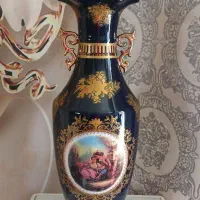 گلدان ۶۰ سانتی دکوری چینی سرمه ای