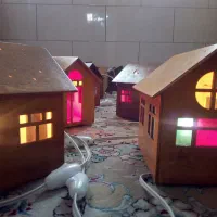 کلبه های جنگلی روشن|چراغ خواب و آباژور|کرمانشاه, |دیوار