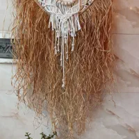 دیوارکوب مکرومه و رافیا طبیعی|صنایع دستی و سایر لوازم تزئینی|تهران, جوادیه|دیوار