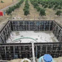 اجرای استخر تضمین آبندی،آرماتور،قالب