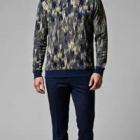 بلوز یقه دار ژاکارد ترک