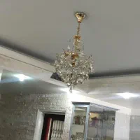 دو عددلوستر تمام کریستال  8شاخه سالم و تمیز|لوستر و چراغ آویز|تهران, ستارخان|دیوار