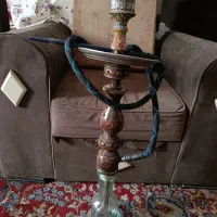 قلیان چوبی بزرگ|صنایع دستی و سایر لوازم تزئینی|بانه, |دیوار