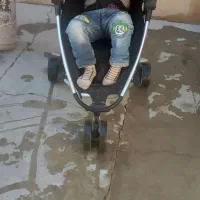 کالسکه کودک سه چرخ تاشو در حد نو