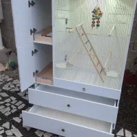 قفس پرنده چوبی ضد آب|لوازم جانبی حیوانات|ابریشم, |دیوار