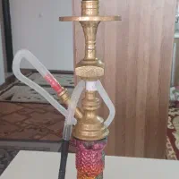 قلیان تنه برنجی ۹ عدد