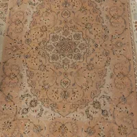 قالیچه ذرع و نیم کاشان کرک و ابریشم اصل|فرش|تهران, فدک|دیوار