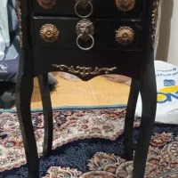میز تلفن دو کشو