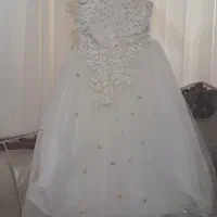 لباس عروس دخترانه نو نو ، لباس مجلسی ، مزون دوز