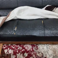 مبل راحتی سالم سالم هفت نفره با میز وسط ویک عسلی|مبلمان خانگی و میز عسلی|تهران, شهرک رضویه|دیوار