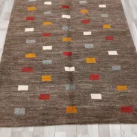 سه متری گبه قشقایی ساده مدرن پشم طبیعی پرز بلند