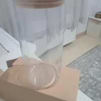 بانکه شیشه در چوبی
