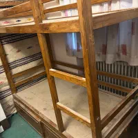 تختخواب دو طبقه نوجوان|تخت و سرویس خواب|یزد, |دیوار