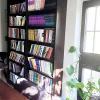 پنج عدد کتابخانه زیبا با کتاب مناسب کافه کتاب|کتابخانه، شلف، قفسه‌های دیواری|تهران, شهرک چیتگر|دیوار