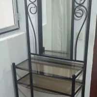 میز آرایش فلزی با آینه