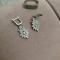 انگشتر و گوشواره نقره