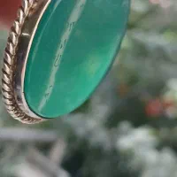 گردنی نقره یشم|جواهرات|تهران, امیریه|دیوار