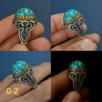 انگشترهای نقره فیروزه ، عقیق ، اپال  ، یاقوت