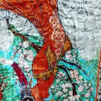 پرده دیوار کوب قدیمی وعتیقه