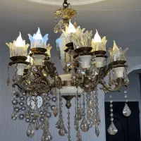 لوستر  ۱۰ شاخه . و لوستر تک