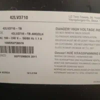 تلویزیون ۴۲ اینچ LG|تلویزیون و پروژکتور|اسلام‌شهر, شهرک واوان|دیوار