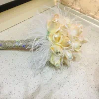 دسته گل رز جاویدان|گل و گیاه طبیعی|ری, فیروزآبادی|دیوار