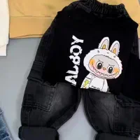 دورس لبوبو و شلوار جین سایز ۲