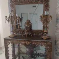 آینه شمعدان وبوفه طرح برنز