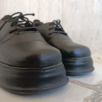 کفش چرم با کفی چرم