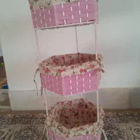 سبد سه طبقه|ظروف نگهدارنده، پلاستیکی، یکبارمصرف|گرمی, |دیوار