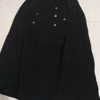 دامن مشکی کتان